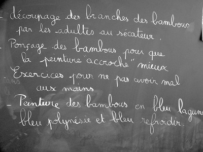 consignes de travail